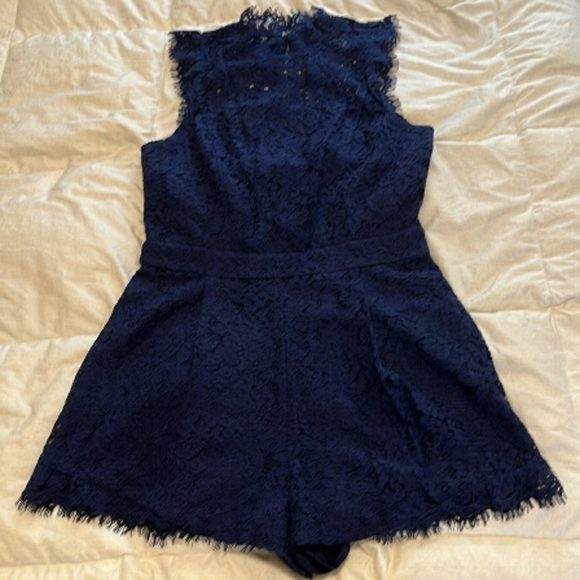 Adelyn Rae Pants - Nwot Adelyn Rae Lace Shorts Romper Size M